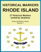 Historical Markers RHODE ISLAND
