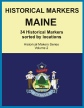 Historical Markers Maine